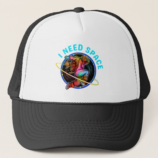 CASQUETTE J'AI BESOIN D'ESPACE  (Devant)