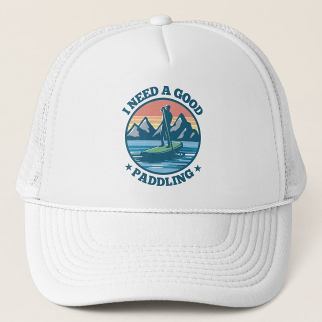Casquette J'ai besoin d'un bon cadeau Paddling Paddleboardin (Devant)