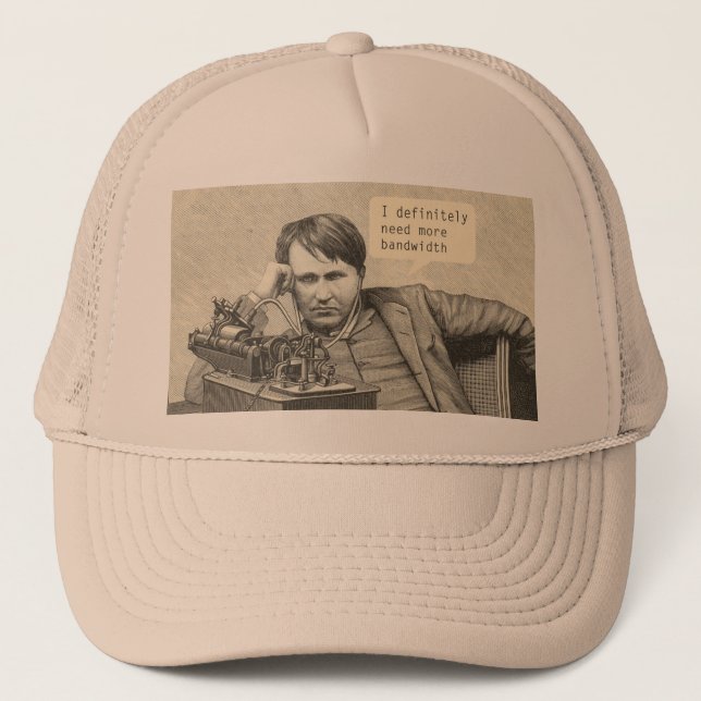 Casquette J'Ai Certainement Besoin De Plus De Bande Passante (Devant)