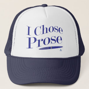 Casquette J'Ai Choisi Prose Auteur Citation Conception amusa