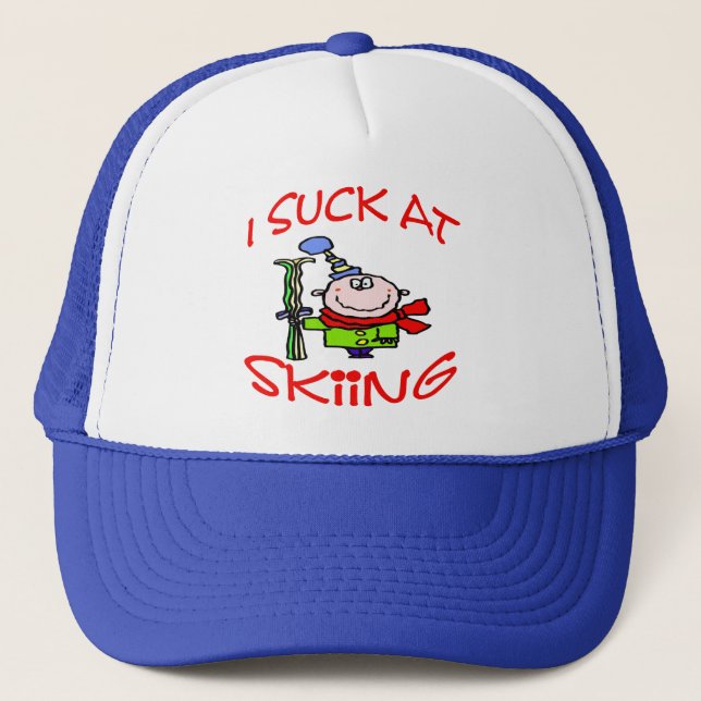 Casquette J'Ai Chuté Au Ski (Devant)