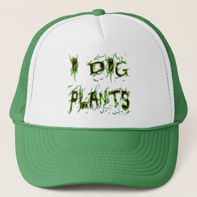 Casquette J'ai creusé Plante Gardener Slogan (Devant)