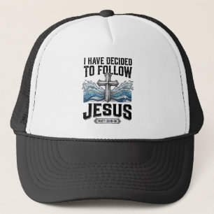 Casquette J'ai décidé de suivre Jésus Vintage Shirt