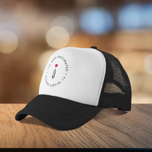 Casquette J'ai été vacciné Aiguille cardiaque Covid-19