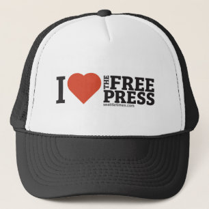 Casquette J'ai le chapeau du camionneur de presse libre