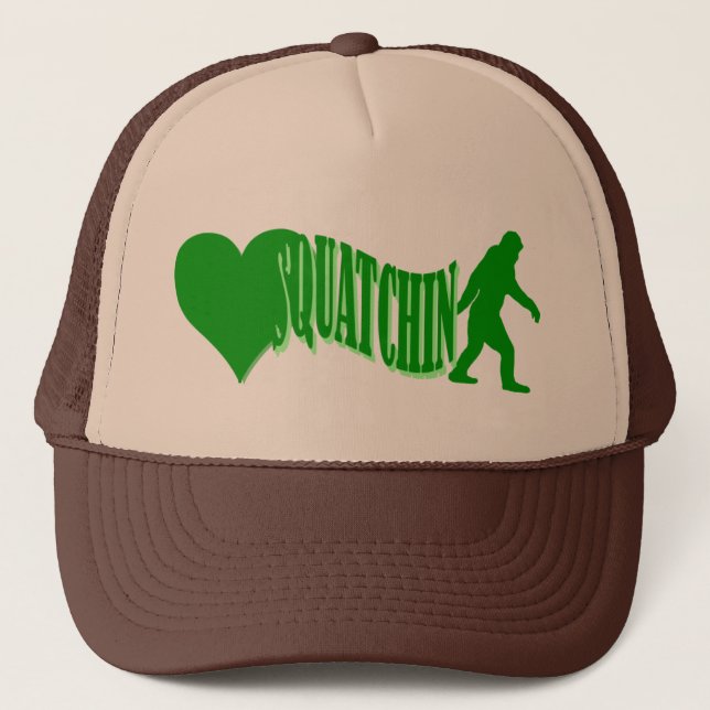 Casquette J'ai le coeur squatchine (Devant)