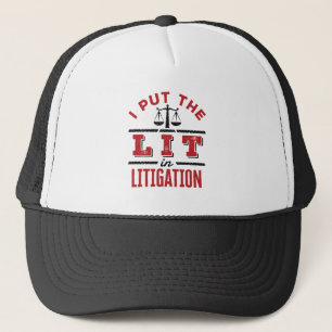 Casquette J'ai mis la lumière dans le procès de l'avocat d