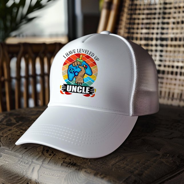 Casquette J'ai nivelé à oncle (I Have Leveled Up to Uncle Trucker Hat)