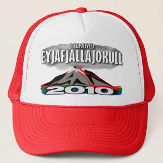 Casquette J'ai survécu au volcan de l'Islande