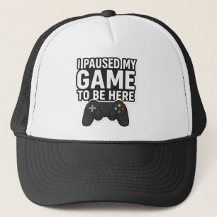 Casquette "J'Ai Suspendu Mon Jeu Pour Être Ici   Drôle Gamer