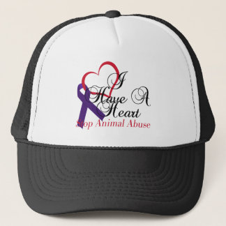 Casquette J'ai un abus d'animal d'arrêt de coeur