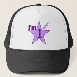 Casquette J'ai un ans (la ?ère fête d'anniversaire de fill