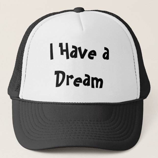 Casquette J'ai un rêve (Devant)