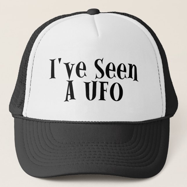 Casquette J'ai vu l'UFO d'A (Devant)