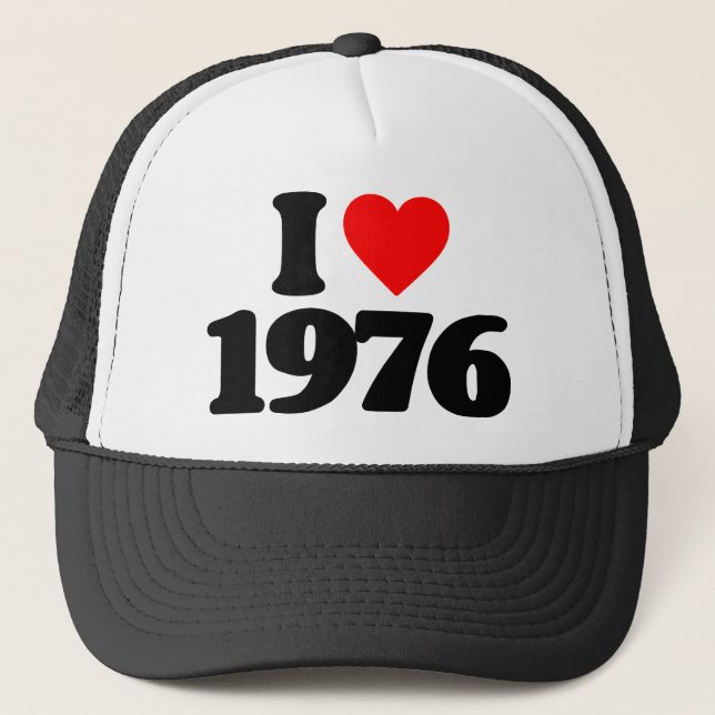 CASQUETTE J'AIME 1976 (Devant)