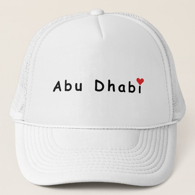 Casquette J'aime Abu Dhabi (Devant)