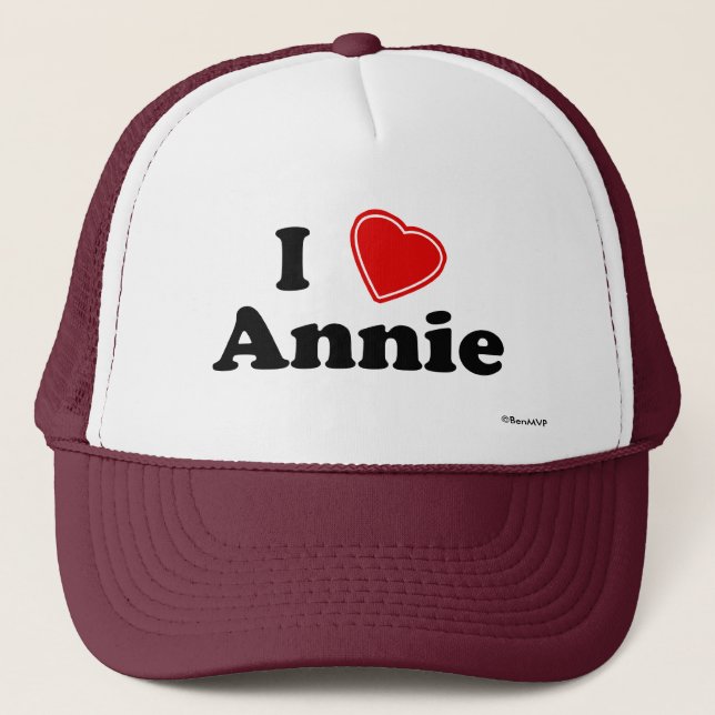 Casquette J'aime Annie (Devant)
