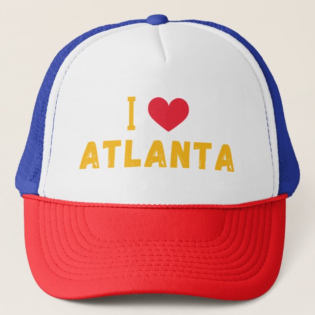 Casquette J'aime Atlanta, Géorgie (Devant)
