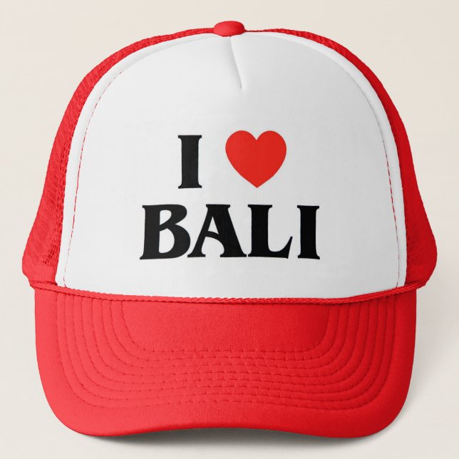 Casquette J'aime Bali (Devant)