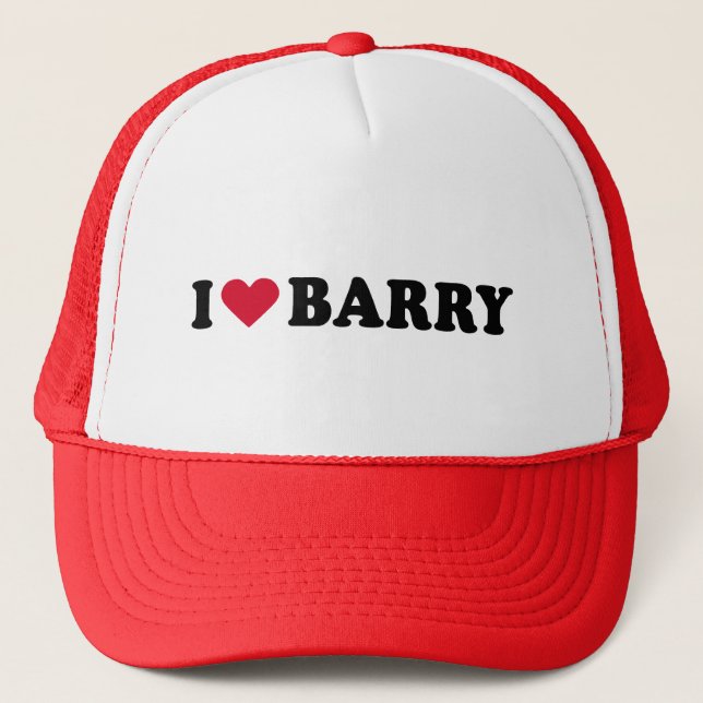 CASQUETTE J'AIME BARRY (Devant)