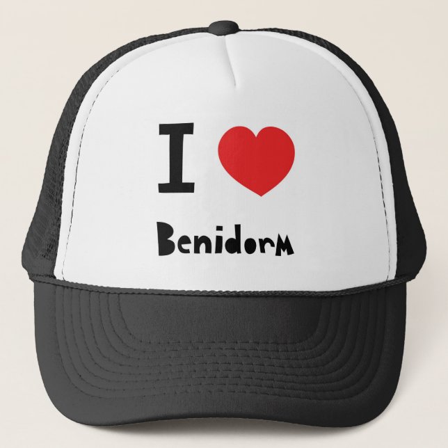 Casquette J'aime Benidorm (Devant)