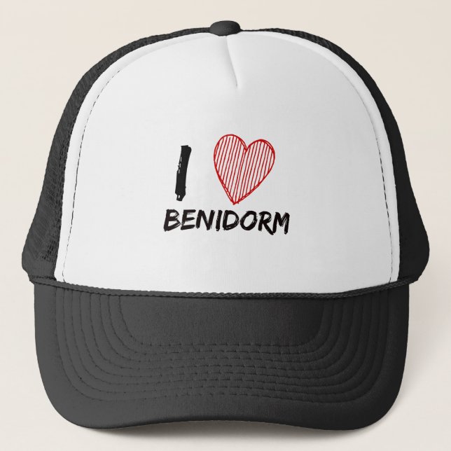 Casquette J'aime Benidorm (Devant)
