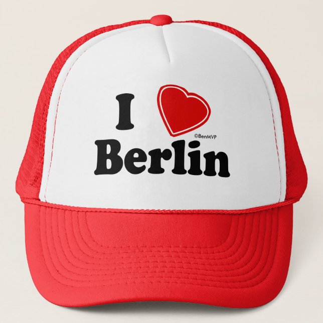 Casquette J'aime Berlin (Devant)