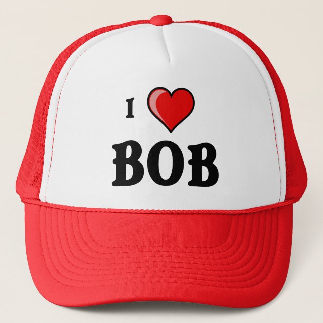 Casquette J'aime Bob (Devant)