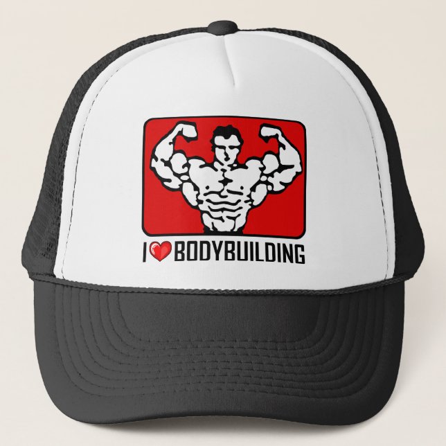 Casquette J'aime Bodybuilding (Devant)