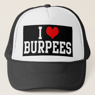 Casquette J'aime Burpees, forme physique