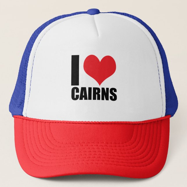 Casquette J'aime Cairns (Devant)