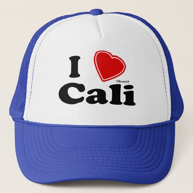 Casquette J'aime Cali (Devant)
