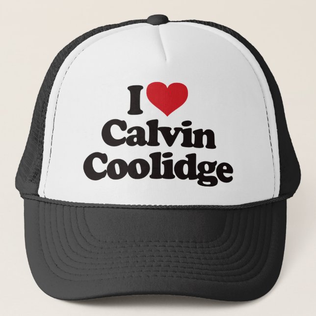 Casquette J'aime Calvin Coolidge (Devant)