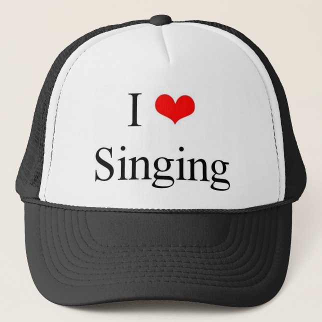 Casquette J'aime chanter (Devant)
