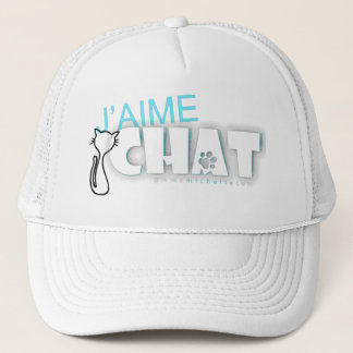 Casquette J'aime Chat avec Chat Trucker Hat