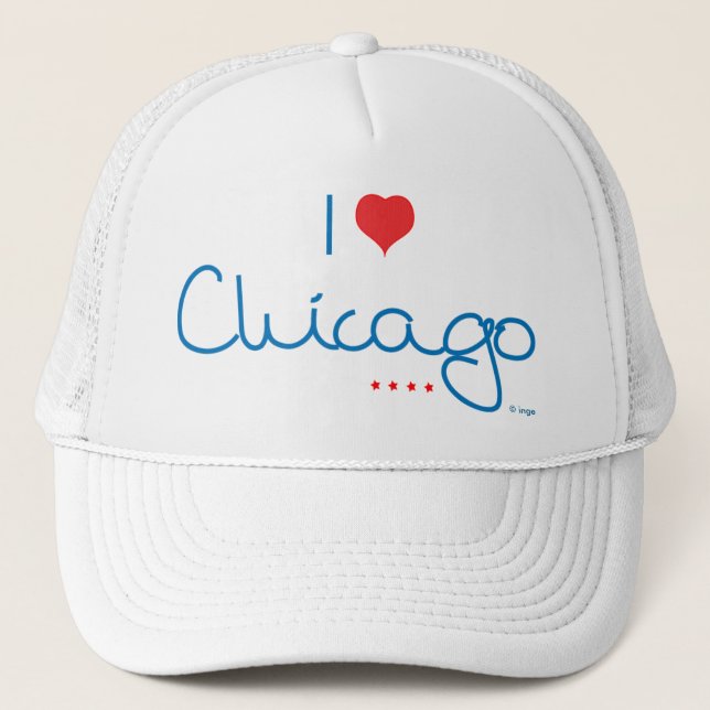 Casquette J'aime Chicago (Devant)