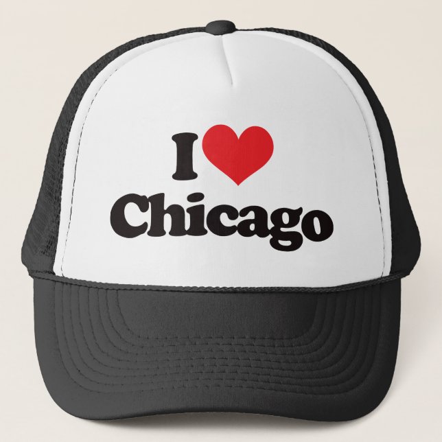 Casquette J'aime Chicago (Devant)