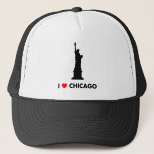 Casquette J'aime Chicago - statue de la liberté