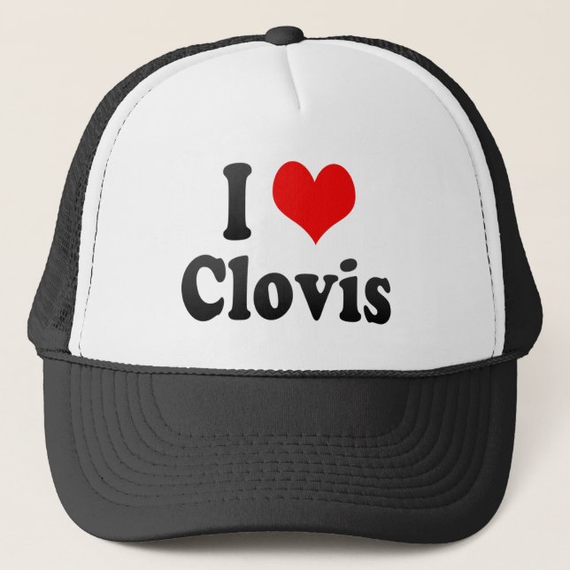 Casquette J'aime Clovis, Etats-Unis (Devant)
