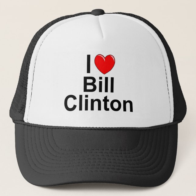 Casquette J'aime (coeur) Bill Clinton (Devant)