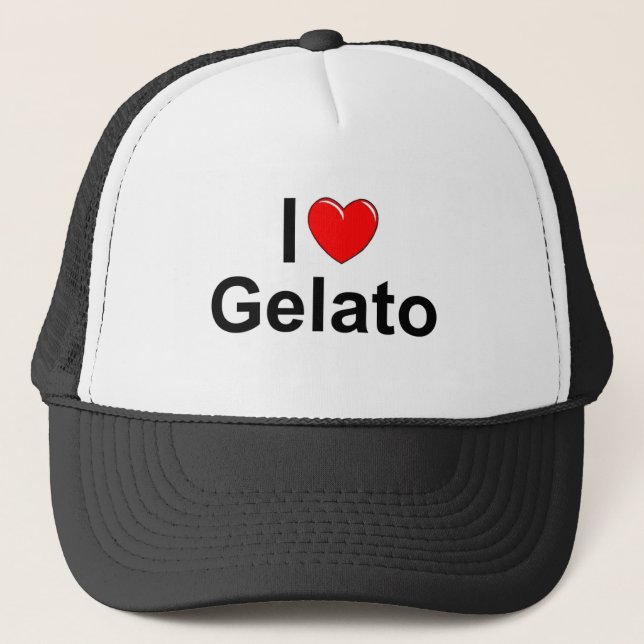 Casquette J'aime (coeur) Gelato (Devant)