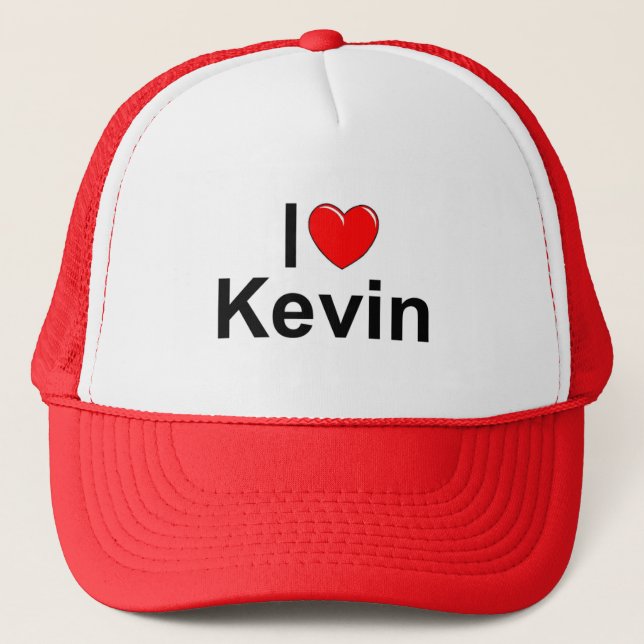 Casquette J'aime (coeur) Kevin (Devant)
