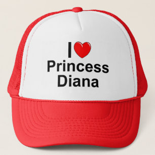 Casquette J'aime (coeur) princesse Diana