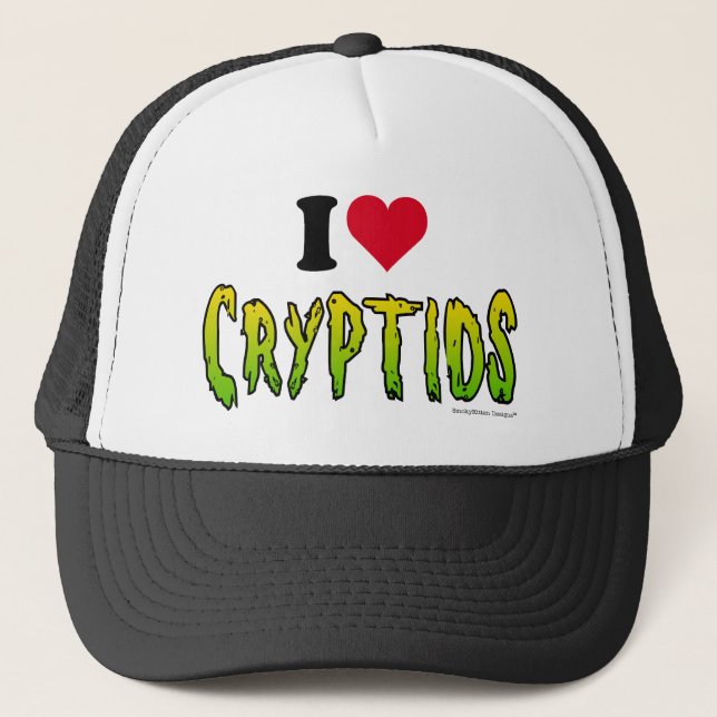 Casquette J'aime Cryptids (Devant)