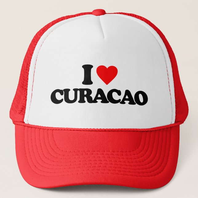 CASQUETTE J'AIME CURACAO (Devant)