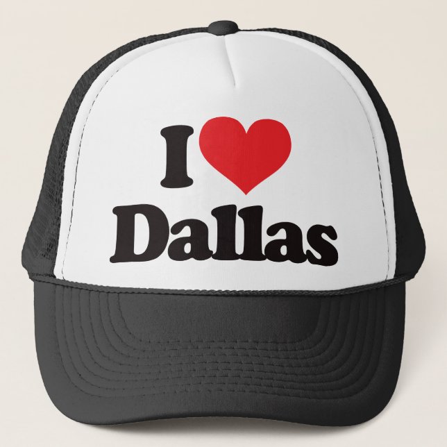 Casquette J'aime Dallas (Devant)