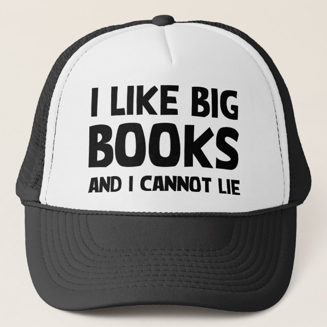 Casquette J'aime de grands livres (Devant)