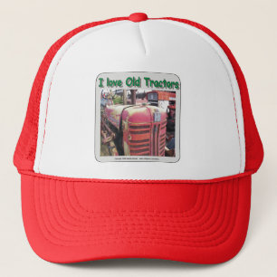 Casquette J'aime de vieux tracteurs internationaux de