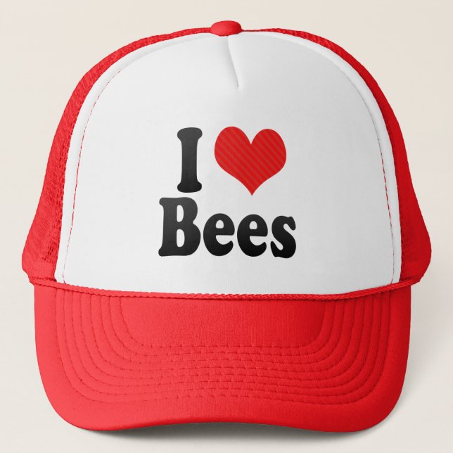 Casquette J'aime des abeilles (Devant)