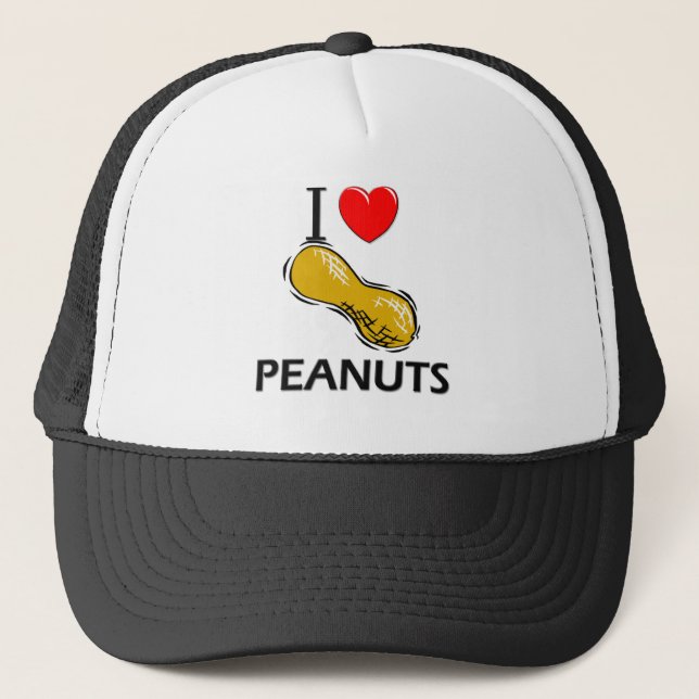 Casquette J'aime des arachides (Devant)
